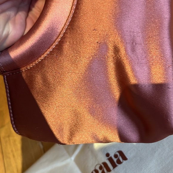 NWOTF Cult Gaia PINK NIKA CRYSTAL SPIRAL HANDBAG - Picture 7 of 15